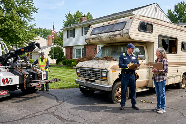 Junk RV Removal in Los Angeles, CA