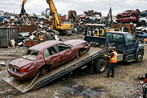 Scrap Car Removal in Los Angeles, CA