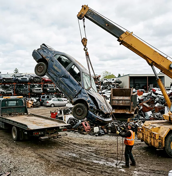 Trusted salvage car removal service in Los Angeles, CA