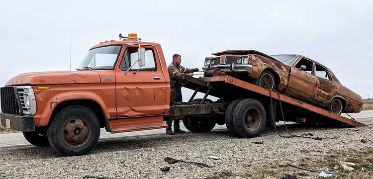 Water Damage Junk Car Removal in Los Angeles