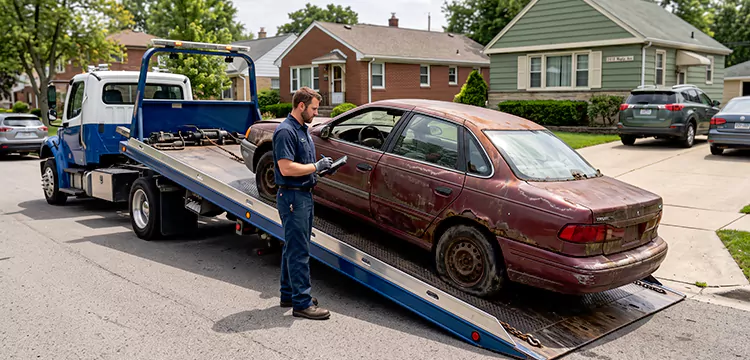 Non-Running Junk Vehicle Removal in Los Angeles