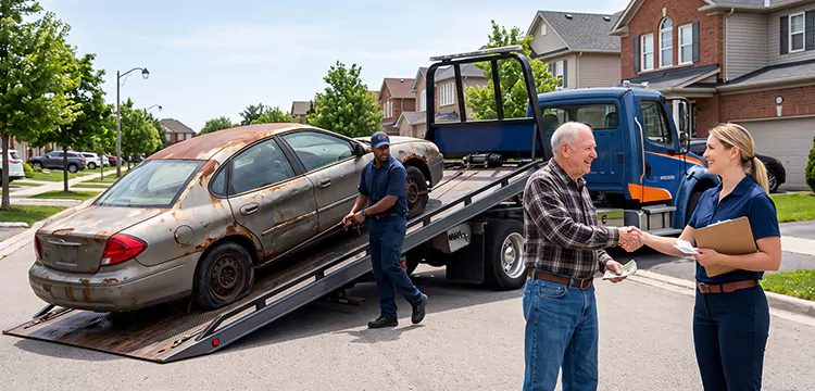 Remove Junk Car Without Title for Cash in Los Angeles