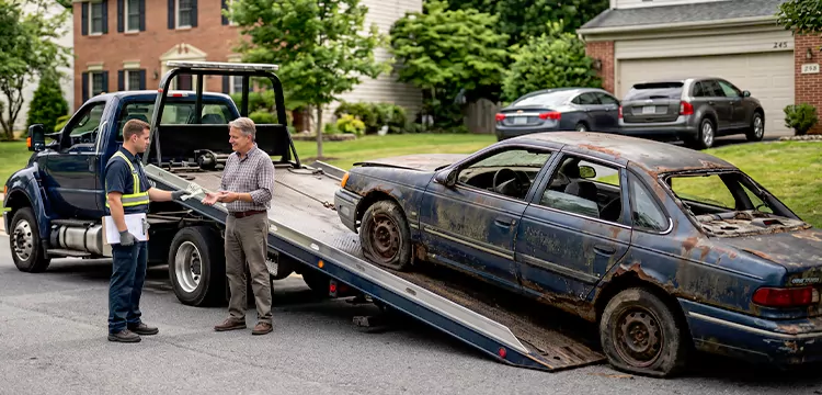 Old Junk Car Removal in Los Angeles